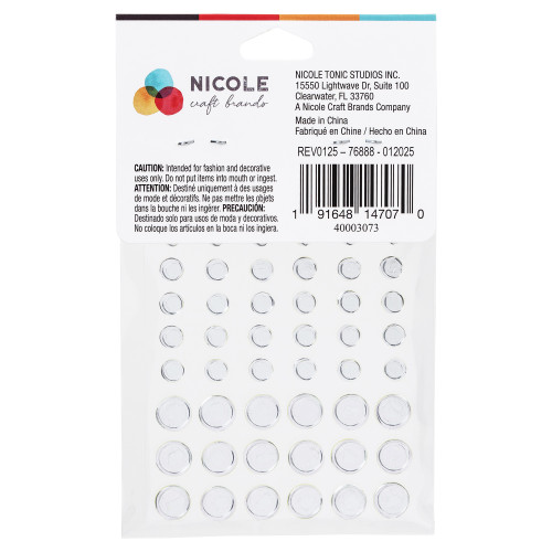 CousinDIY Adhesive Rhinestones 60/Pkg-Yellow - CCRHINES-3073