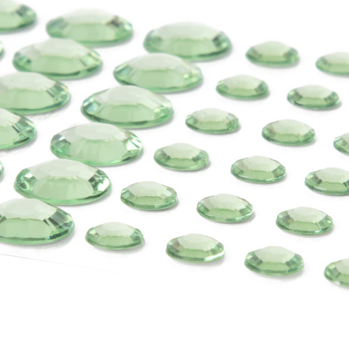 CousinDIY Adhesive Rhinestones 60/Pkg-Green CCRHINES-3074