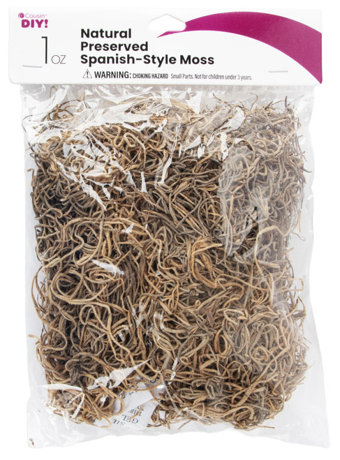 CousinDIY Preserved Moss 1oz-Assorted 40025AST - 191648149869