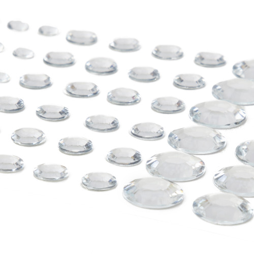CousinDIY Adhesive Rhinestones 60/Pkg-Crystal - CCRHINES-3078