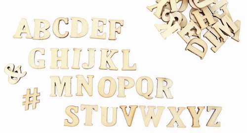 CousinDIY Unfinished Wood Alphabet Blocks .75" 54/Pkg-Serif - 20024728 CousinDIY Unfinished Wood Alphabet Blocks .75" 54/Pkg-Serif - 20024728