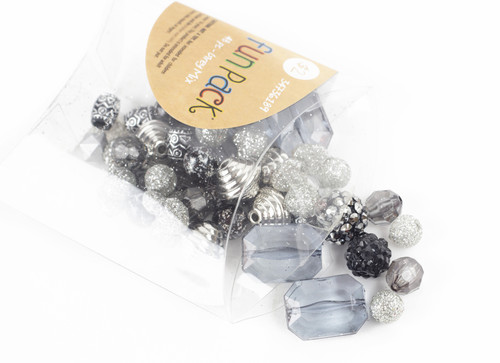 12 Pack CousinDIY Bead Mix-Grey Mix 34736189