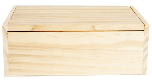 CousinDIY Unfinished Wood Box With Wood Hinge-Large - 20324633 - 754246246332
