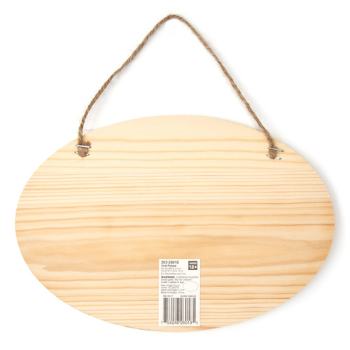 CousinDIY Unfinished Basic Wood Plaque-Natural - 20326018