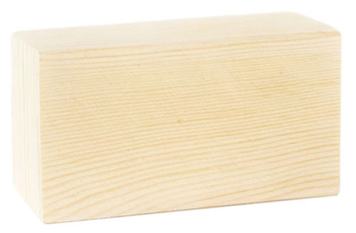 12 Pack - CousinDIY Unfinished Wood Block-4" - 40001373