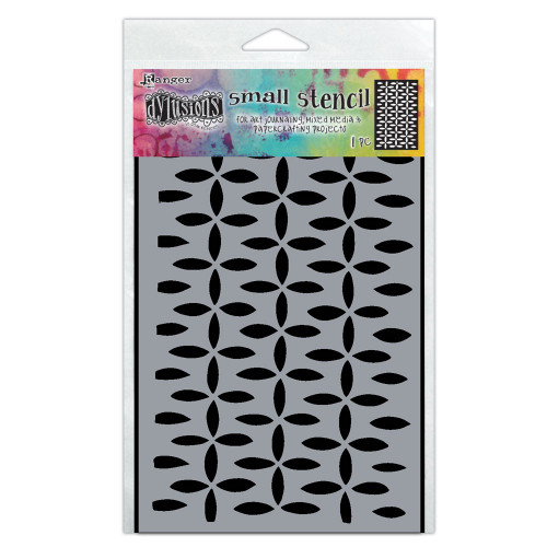 Dyan Reaveley's Dylusions Stencils 5"X8"-Retro Grid DYS-1G37C - 789541085164