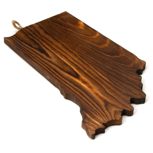 CousinDIY Wood State Shaped Plaque 7.75"X12"X0.5"-Indiana 20326903