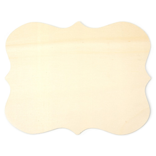12 Pack - CousinDIY Unfinished Wood Shape-Scroll Edge Rectangle - 20322994 - 754246229946