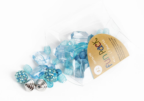 CousinDIY Fun Pack Bead Mix-Light Blue Mix - 34736190