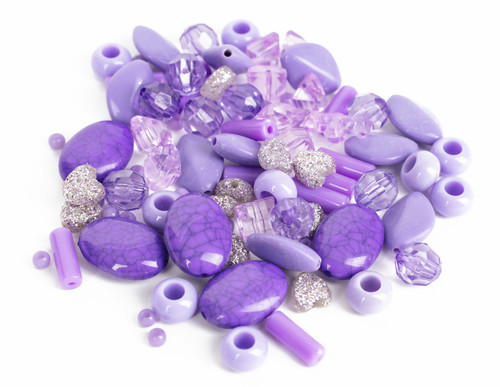 CousinDIY Bead Mix-Light Purple Mix 34736198