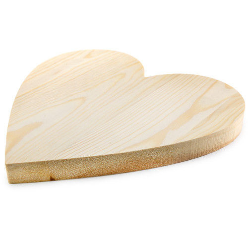 CousinDIY Unfinished Wood Shape-Heart 9" - 40001230