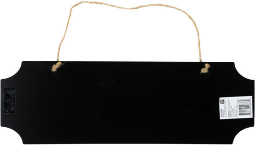 CousinDIY Notched Chalkboard Sign with Jute Hanger-5"X16" - 20322936 CousinDIY Notched Chalkboard Sign with Jute Hanger-5"X16" - 20322936