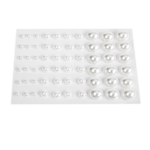 CousinDIY Adhesive Pearls 60/Pkg-Pearl White - 40003006 CousinDIY Adhesive Pearls 60/Pkg-Pearl White - 40003006
