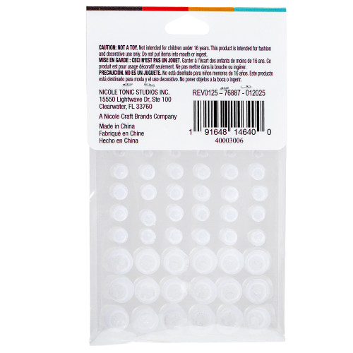 CousinDIY Adhesive Pearls 60/Pkg-Pearl White - 40003006 CousinDIY Adhesive Pearls 60/Pkg-Pearl White - 40003006