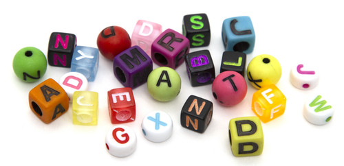 CousinDIY Alphabet Bead Mix-Neon - 34736166