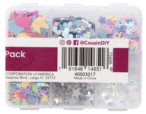 CousinDIY Gembellishment Pack 18g-Unicorn - 40003017 CousinDIY Gembellishment Pack 18g-Unicorn - 40003017