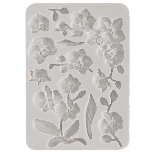 Stamperia Silicone Mold A5-Orchids And Cats Orchids KACMA521 - 5993110032823