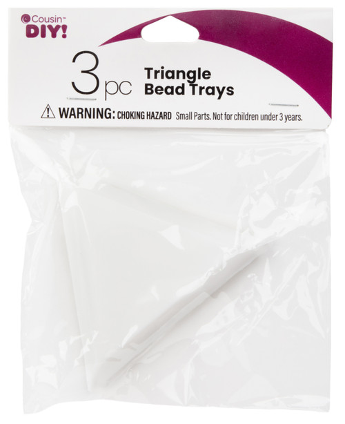 CousinDIY Triangle Bead Tray 3/Pkg40003089 - 191648147230