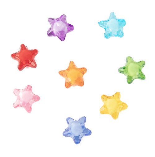 CousinDIY Bead Mix 280/Pkg-Pastel Stars 40003138