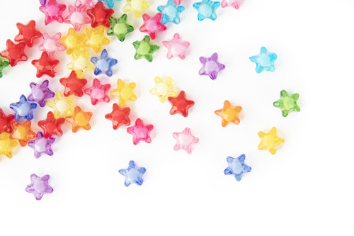 CousinDIY Bead Mix 280/Pkg-Pastel Stars 40003138