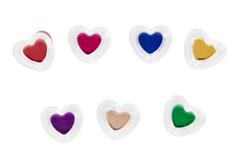 CousinDIY Bead Mix 280/Pkg-Heart Rainbows - 40003139 CousinDIY Bead Mix 280/Pkg-Heart Rainbows - 40003139