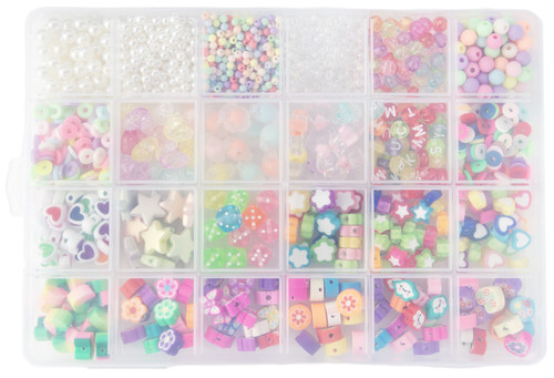 CousinDIY Clay Bead Box-1052 Pieces - 40003202