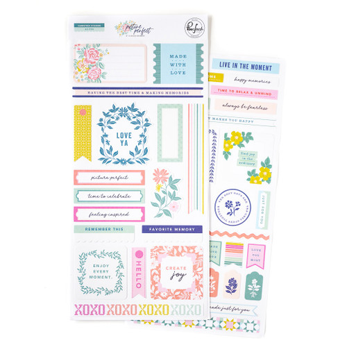 3 Pack Pinkfresh Studio Cardstock Stickers-Picture Perfect 5A0021N3-1G4K8 - 736952884121