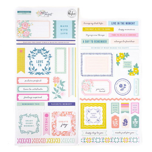 3 Pack Pinkfresh Studio Cardstock Stickers-Picture Perfect 5A0021N3-1G4K8