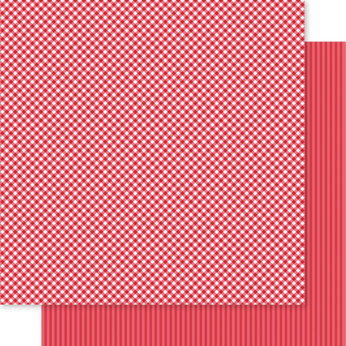 25 Pack Bella Besties Gingham & Stripes Double-Sided Cardstock 12X12-McIntosh 5A0021SV-1G4TK - 819812016471