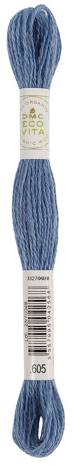 6 Pack - DMC Eco Vita 100% Organic Wool Crewel Thread -Azure Indigo - 5A0021SP-1G4PW - 3357995042568 6 Pack - DMC Eco Vita 100% Organic Wool Crewel Thread -Azure Indigo - 5A0021SP-1G4PW - 3357995042568