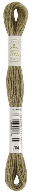 6 Pack DMC Eco Vita 100% Organic Wool Crewel Thread -16m/17.5 yd 5A0021SP-1G4PZ - 3357995042674