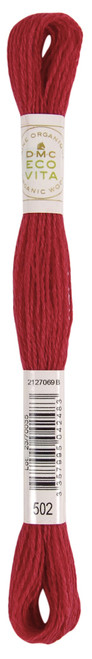 6 Pack - DMC Eco Vita 100% Organic Wool Crewel Thread -Fiery Madder - 5A0021SP-1G4Q0 - 3357995042483