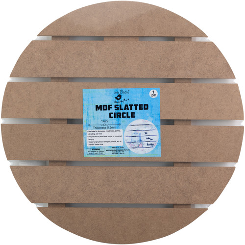 3 Pack - Little Birdie MDF Slatted Circle 1/Pkg-14" - CR88199 - 8903236706512