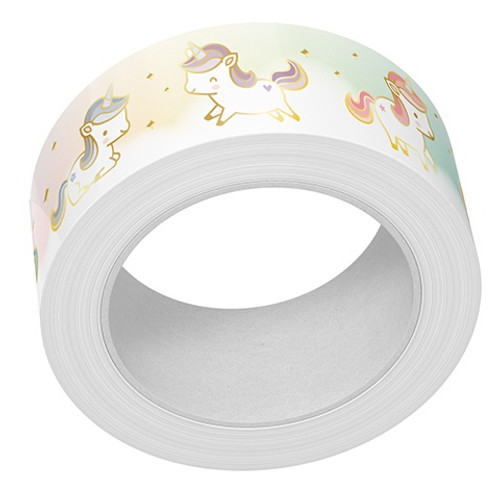 3 Pack Lawn Fawn Fundamentals Washi Tape-Unicorn Party, Foiled 5A0021QG-1G4MN - 789554580892