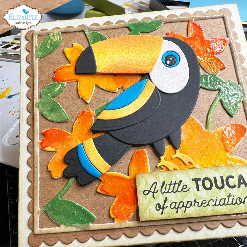 Elizabeth Craft Metal Die-Teddy The Toucan 5A0022CL-1G52N