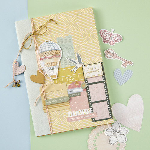 2 Pack - Spellbinders Cardstock Diecut Ephemera From Rosie's Studio-Heartfelt - 5A0021S0-1G4NW
