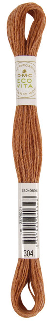 6 Pack - DMC Eco Vita 100% Organic Wool Crewel Thread -Mango Cutch - 5A0021SP-1G4QK - 3357995042346