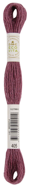 6 Pack - DMC Eco Vita 100% Organic Wool Crewel Thread -Hydrangea Cochineal - 5A0021SP-1G4QL - 3357995042414