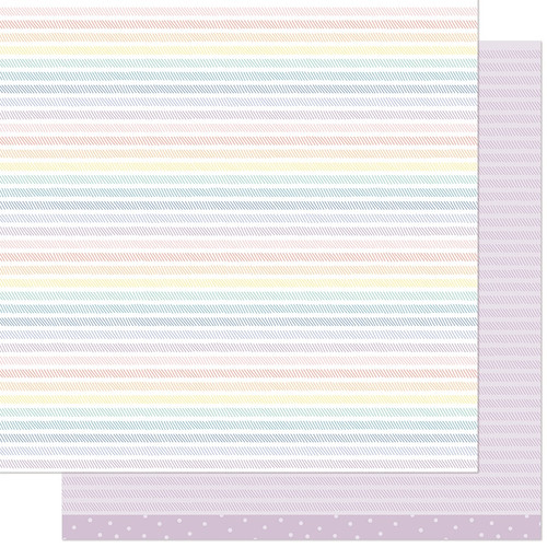 12 Pack Rainbow Ever After Double-Sided Cardstock 12"X12"-Aurora 5A0021QD-1G4MK - 789554580809