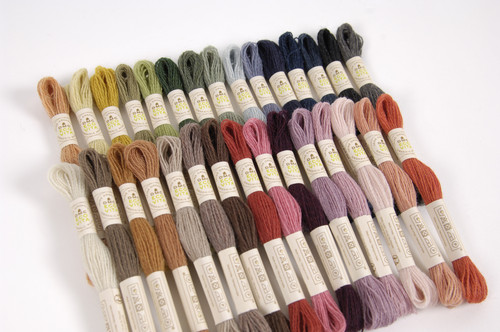 6 Pack DMC Eco Vita 100% Organic Wool Crewel Thread -16m/17.5 yd 5A0021SP-1G4PJ