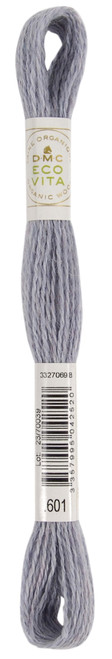 6 Pack - DMC Eco Vita 100% Organic Wool Crewel Thread -Baltic Indigo - 5A0021SP-1G4PV - 3357995042520