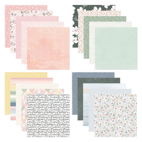 Spellbinders Designer Paper Pad 6"X6" From Rosie's Studio-Heartfelt 5A0021RR-1G4P5 - 9420041682316