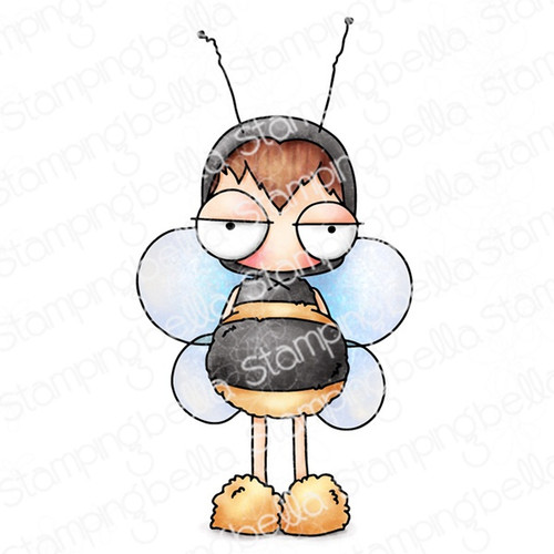 Stamping Bella Cling Stamps-Mini Oddball Bee Kid 5A00226Q-1G4V7 - 666307912981