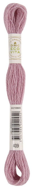 6 Pack - DMC Eco Vita 100% Organic Wool Crewel Thread -Clematis Cochineal - 5A0021SP-1G4R4 - 3357995042452