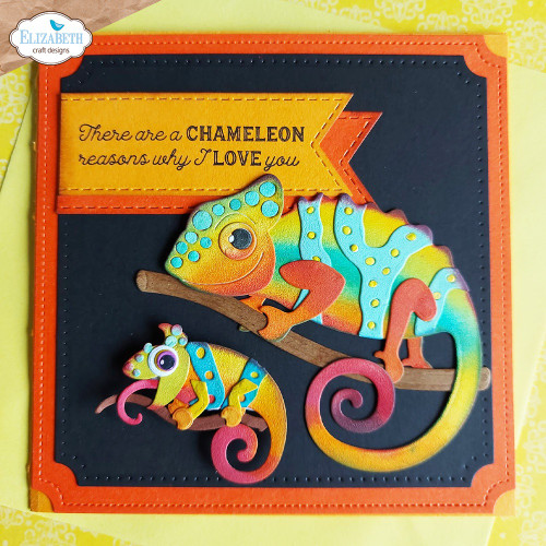 Elizabeth Craft Clear Stamps-Jungle Sentiments - 5A0022CC-1G52F