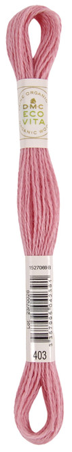 6 Pack - DMC Eco Vita 100% Organic Wool Crewel Thread -Lotus Cochineal - 5A0021SP-1G4RC - 3357995042391