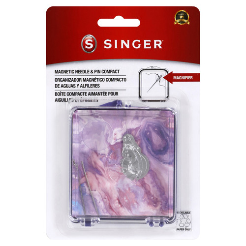 SINGER Magnetic Needle & Pin Compact-1/Pkg - 5A0021QR-1G4N3 - 071081001545