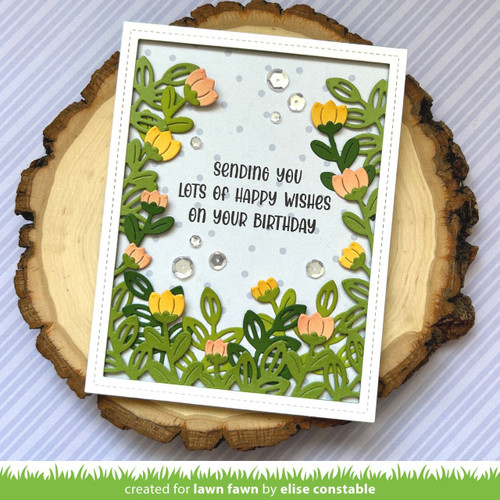 Lawn Fawn Clear Stamps 4"X6"-Henrys Build-A-Sentiment: Spring 5A0021ML-1G4JG