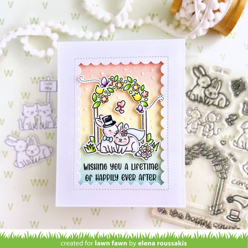 Lawn Fawn Clear Stamps 4"X6"-Henrys Build-A-Sentiment: Spring 5A0021ML-1G4JG