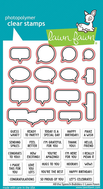 Lawn Cuts Custom Craft Die-All the Speech Bubbles 5A0021LJ-1G4JT